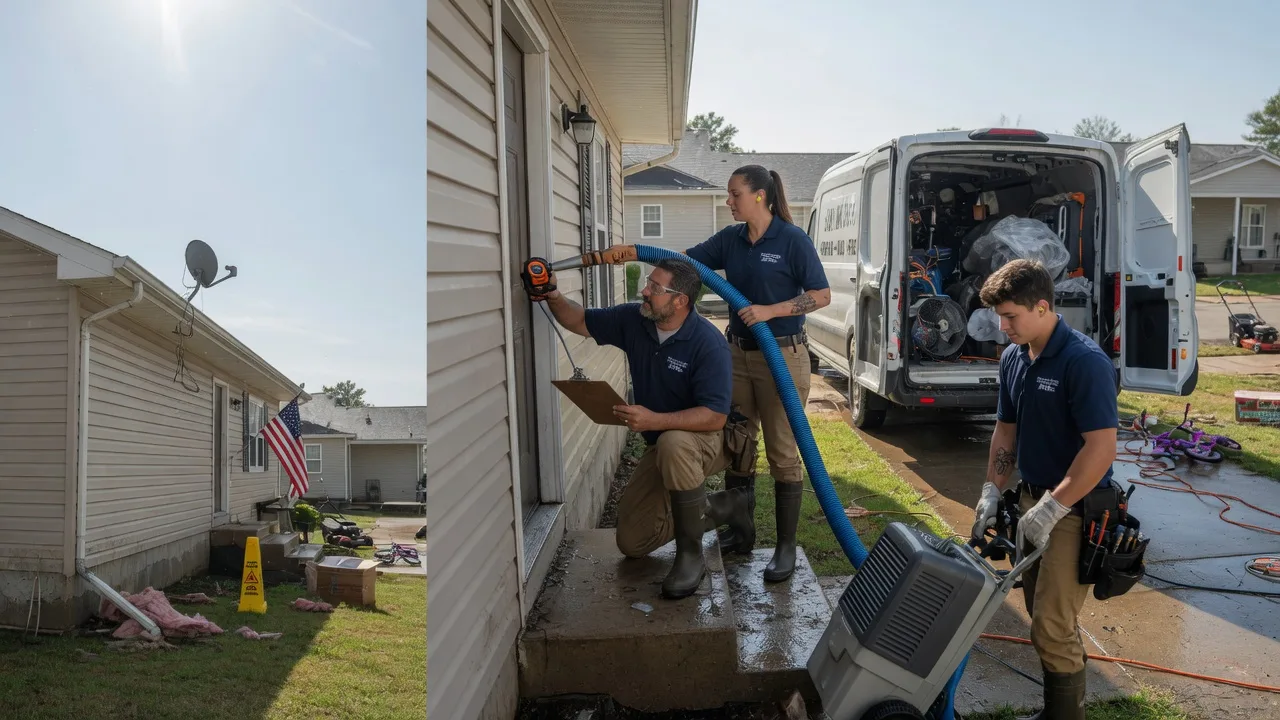 Ceiling Water Damage Restoration in Morrisville, MO near me
